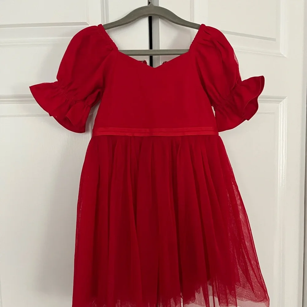 Matching Red Dresses Set - Picture 7 of 10